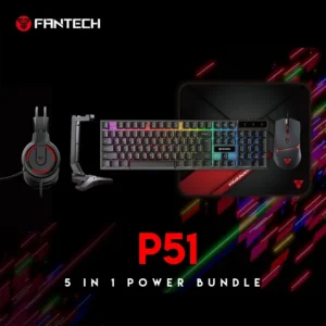 P51 Gaming Keyboard Mouse Headset Mousepad Combo Gaming Gears