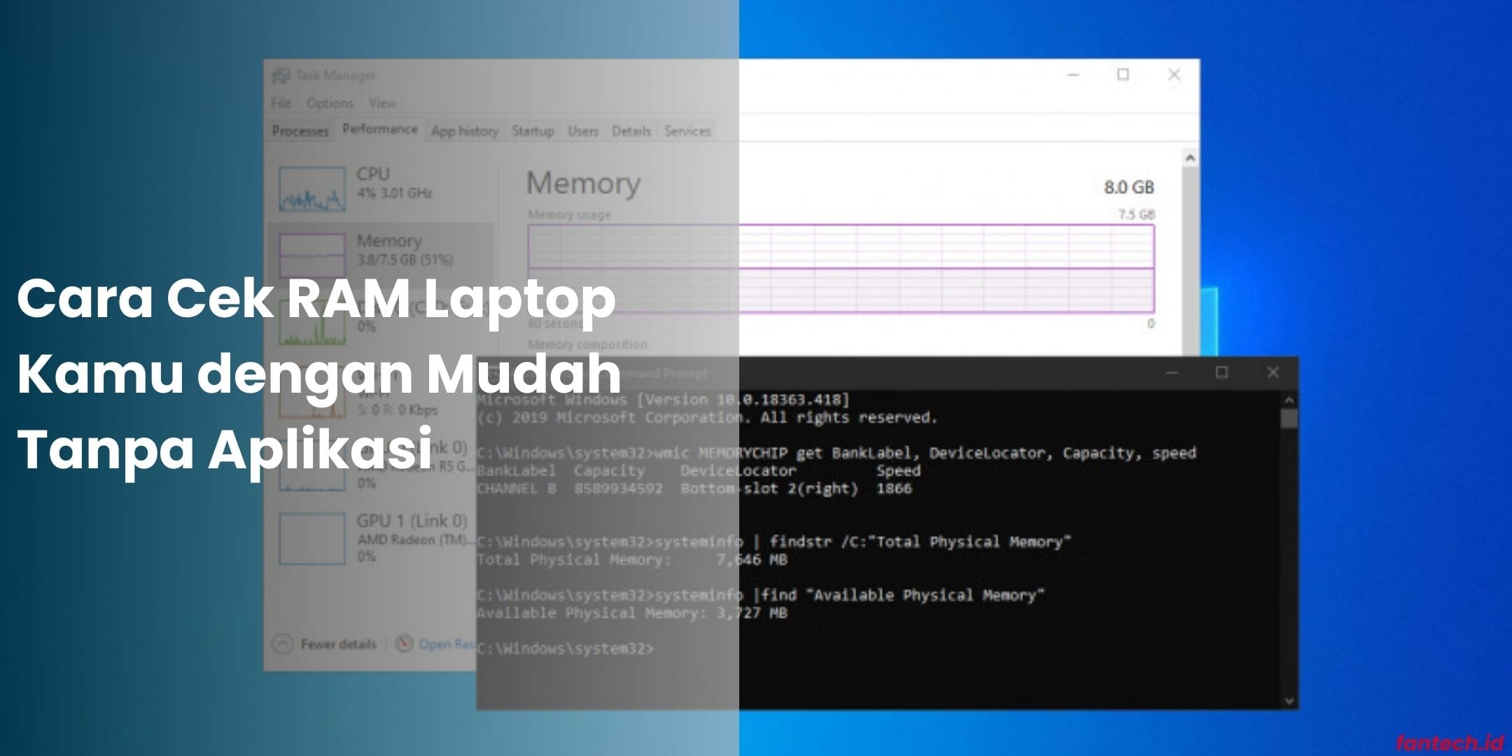 Cara Cek RAM Laptop Kamu dengan Mudah Tanpa Aplikasi