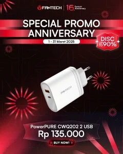 Kepala Charger CWQ202 Promo Anniversary 16th