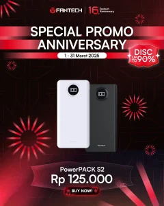 Powerbank 10000mAh, Powerbank 10000 mAh, Promo Anniversary 16th