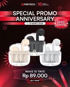 Promo Anniversary 16TH TWS Bluetooth