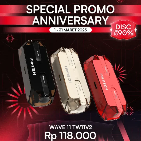 Earphone TW11V2 PROMO ANNIVERSARY 16TH