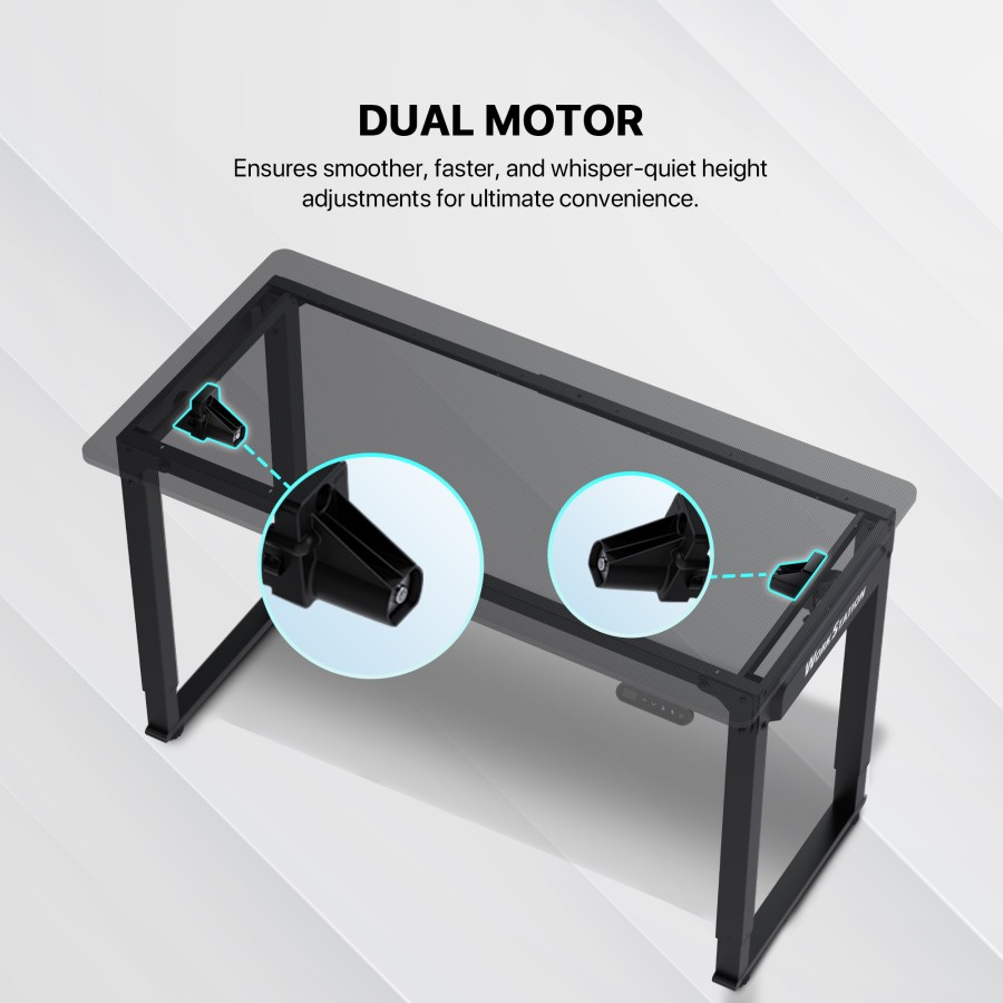 Fantech Meja Komputer Elektrik Adjustable